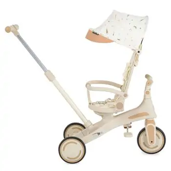 Byox Tricycle Juno Beige - სასეირნო ველო-ეტლი, 8 image
