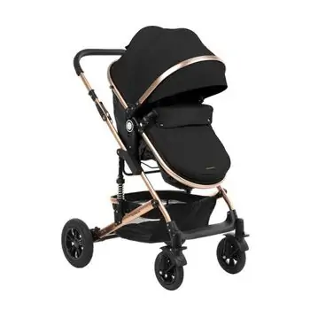 KikkaBoo Amaia 3 In 1 Black 2024 - საბავშვო ეტლის კომპლექტი, 2 image