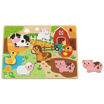 TOOKY TOY Hi Pando Chunky Puzzle-სქელი ხის ფაზლი, 2 image