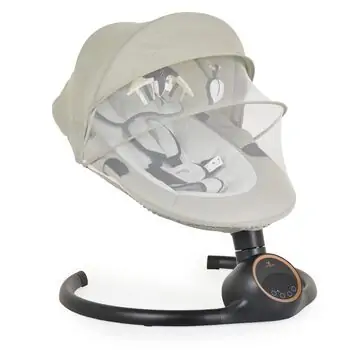 Cangaroo Baby swing Prestige light grey საბავშვო ელექტრო შეზლონგი, 3 image