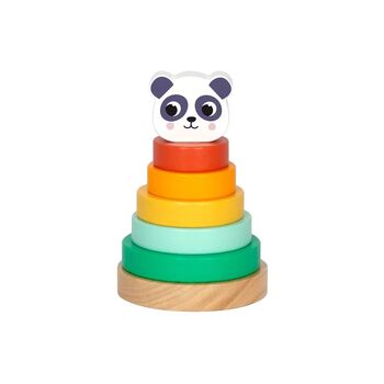 TOOKY TOY Hi Pando Panda Tower — პანდას კოშკი (საგანმანათლებლო სათამაშო)