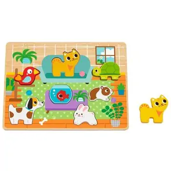 TOOKY TOY Hi Pando Chunky Puzzle-ხის ფაზლი, 2 image
