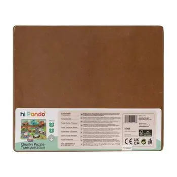 TOOKY TOY Hi Pando Chunky Puzzle -სქელი ხის ფაზლი, 2 image