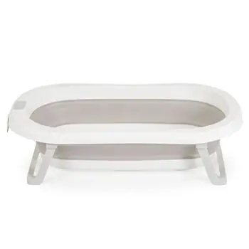 Moni Baby Bathtub Set With Foldable Bath Palma Grey - ჩვილის დასაკეცი აბაზანა, 4 image