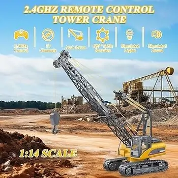 Professional RC Tower Crane - დისტანციური მართვის ამწე კრანი, 3 image