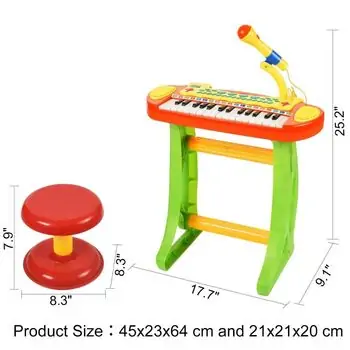 Electronic Keyboard With 31-Key - სათამაშო პიანინო 31 კლავიშით, 3 image