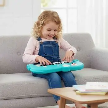Elephant Piano With 25-Key And Light - სათამაშო პიანინო 25 კლავიშით, 3 image