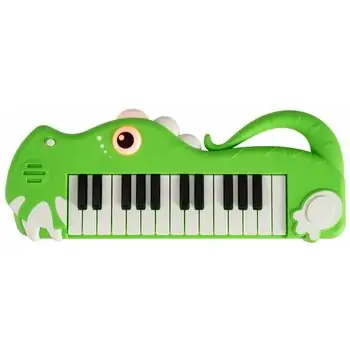 Musical Keyboard Instrument With 25-Key And Microphone - სათამაშო პიანინო 25 კლავიშით და მიკროფონით, 2 image
