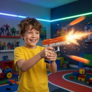 Blaze Shot Foam Blaster - სათამაშო თოფი რბილი ტყვიებით, 3 image