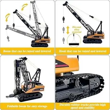 Professional RC Tower Crane - დისტანციური მართვის ამწე კრანი, 4 image
