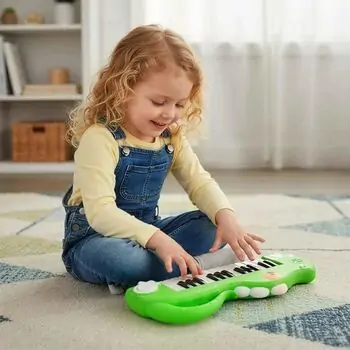 Musical Keyboard Instrument With 25-Key And Microphone - სათამაშო პიანინო 25 კლავიშით და მიკროფონით, 4 image