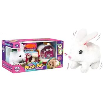 Cute Plush Rabbit Toy With nursery Set - რბილი სათამაშო კურდღელი აქსესუარებით, 3 image