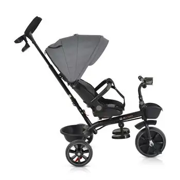 Byox Tricycle Summer Grey სასეირნო ველო-ეტლი, 6 image
