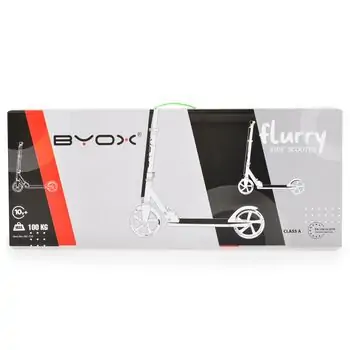 Byox Scooter Flurry Grey - სკუტერი (სამაკატი), 9 image