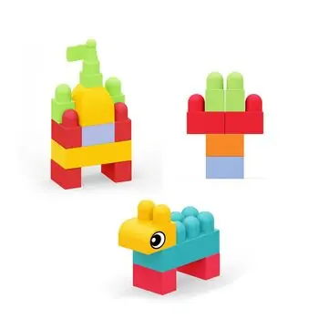 Dede Soft Blocks 30 Pcs 04102 - სათამაშო ასაწყობი კუბიკები, 3 image