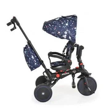 Byox Tricycle Pluto blue სასეირნო ველო-ეტლი, 4 image