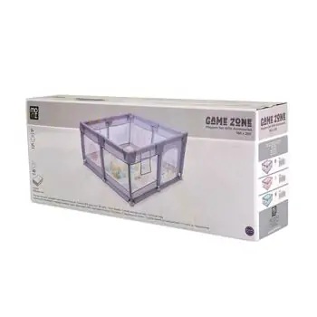 Moni Playpen GameZone 180*200 with accessories Beige - მანეჟი, 13 image