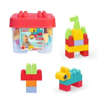 Dede Soft Blocks 30 Pcs 04102 - სათამაშო ასაწყობი კუბიკები