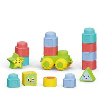 Dede Soft Big Blocks ABC & 123  04095  - სათამაშო ასაწყობი კუბიკები, 3 image