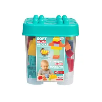 Dede Soft Blocks 42 Pcs 04103 - სათამაშო ასაწყობი კუბიკები, 2 image