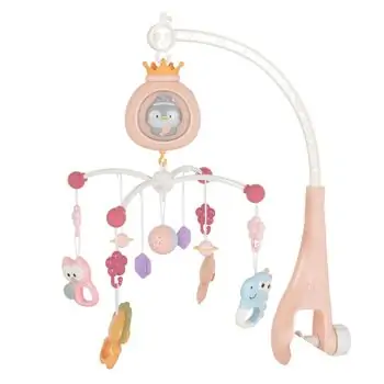 Moni Toys Baby bed bell Penguin Pink -  მობაილი