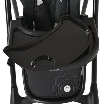 Moni High chair Rico Black - საკვები სკამ-მაგიდა, 9 image