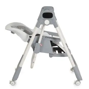 Moni High chair and swing with a gift Fuji grey - ტრანსფორმერი სკამ-მაგიდა/ელექტრო შეზლონგი, 16 image