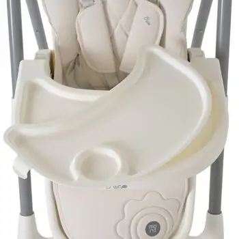 Moni High chair Rico White - საკვები სკამ-მაგიდა, 7 image