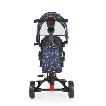 Byox Tricycle Pluto blue სასეირნო ველო-ეტლი, 5 image