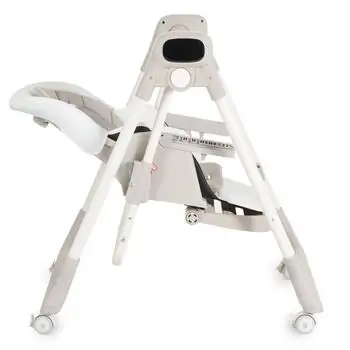 Moni High chair and swing with a gift Fuji beige - ტრანსფორმერი სკამ-მაგიდა/ელექტრო შეზლონგი, 18 image