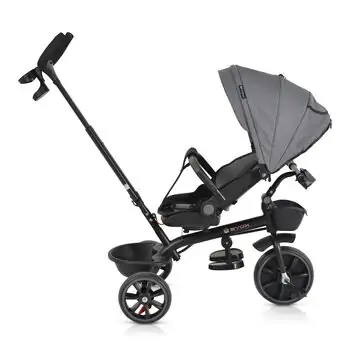 Byox Tricycle Summer Grey სასეირნო ველო-ეტლი, 10 image