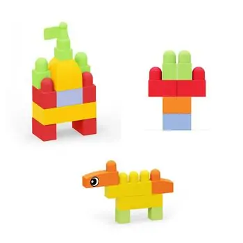Dede Soft Blocks 42 Pcs 04103 - სათამაშო ასაწყობი კუბიკები, 3 image