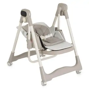Moni High chair and swing with a gift Fuji beige - ტრანსფორმერი სკამ-მაგიდა/ელექტრო შეზლონგი, 16 image