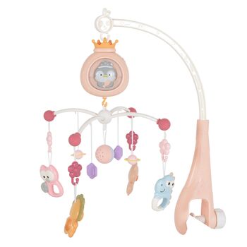 Moni Toys Baby bed bell Penguin Pink -  მობაილი