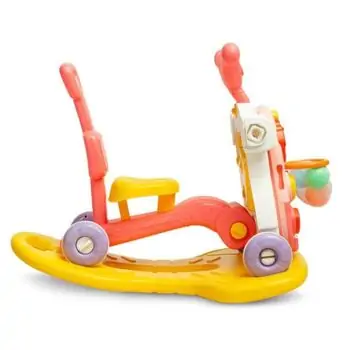 Moni Toys 5-in-1 walking toy Modo pink - საბავშვო ვოლქერი, 8 image