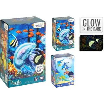 Puzzle Game Glow In The Dark 100 pcs. - ფაზლი, 2 image