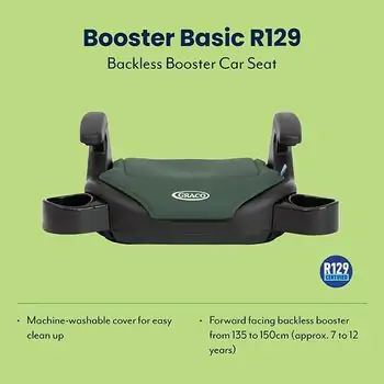 Graco Booster Basic R129 Hunter - ბუსტერი, 4 image