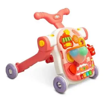 Moni Toys 5-in-1 walking toy Modo pink - საბავშვო ვოლქერი, 4 image