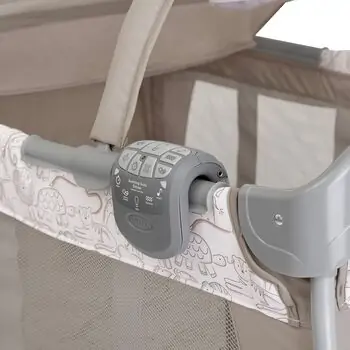 Graco Contour Electra Safari - ორ დონიანი საწოლ-მანეჟი, 6 image