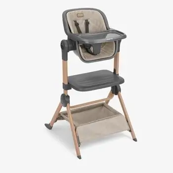 KikkaBoo 2in1 bedside crib and highchair Sleat Me Beige - ახალშობილის საწოლი/სკამ-მაგიდა, 4 image
