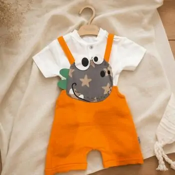 Dino Buddy Overalls - საბავშვო კომბინიზონი
