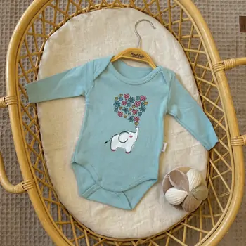 Little Elephant Sky Bodysuit - ჩვილის ბოდე
