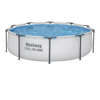 Bestway 56406 Steel Pro Max Round Above Ground Pool კარკასული აუზი
