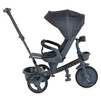 Byox Tricycle Fusion Lux Dark Grey - სასეირნო ველო-ეტლი, 10 image