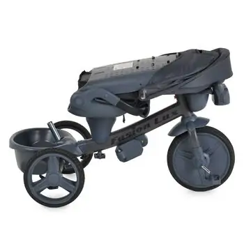 Byox Tricycle Fusion Lux Dark Grey - სასეირნო ველო-ეტლი, 14 image
