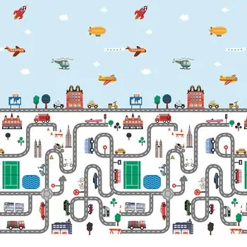 XPE Double Sided Mat Wild Friends - ორმხრივი დიზაინის განსავითარებელი ხალიჩა, 3 image