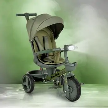 Byox Tricycle Fusion Lux Green-სასეირნო ველო-ეტლი, 2 image