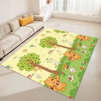 XPE Double Sided Mat Pooh and Friends - ორმხრივი დიზაინის განსავითარებელი ხალიჩა, 4 image