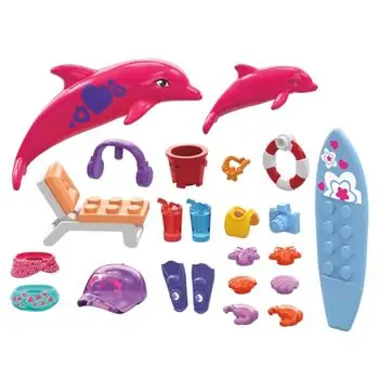 Mega Construx Barbie Color Reveal Dolphin Discovery MTL-HHW83 ბარბის კონსტრუქტორი, 3 image