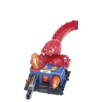 Hot Wheels City Scorpion Flex Attack MTL-HDR29 საბავშვო სათამაშო ტრასა, 5 image